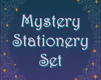 Mystery Stationery Set | Mystery Writing Paper | Stationery Paper Set | Letter Paper Set | Fantasy Writing Paper | Witchy Stationery