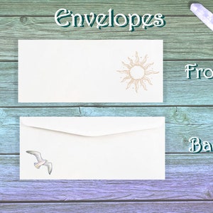 Mermaid Sunset Stationery Set Summer Mermaid Paper Mermaid Writing Paper Mermaid Stationery Mermaid Letter Paper Ocean Magic Paper image 3