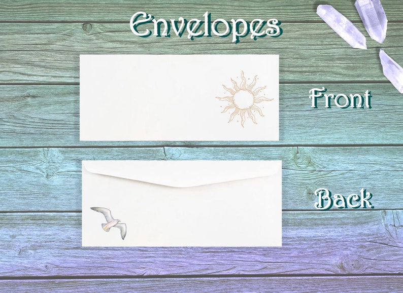 Mermaid Sunset Stationery Set Summer Mermaid Paper Mermaid Writing Paper Mermaid Stationery Mermaid Letter Paper Ocean Magic Paper image 3