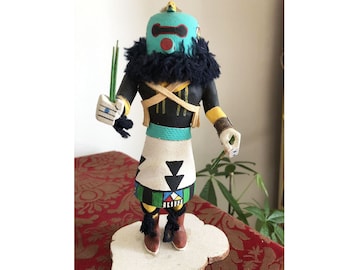 Vintage Native Indian Zuni Warrior by Courtney Mahkee