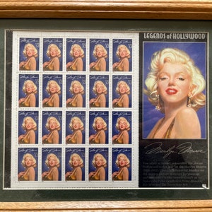 マリリン・モンロー 切手シート フレーム付き