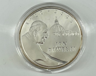 Poland 10zl Zloty Coin 2005 Pope Jan Pawel II 1920-2005