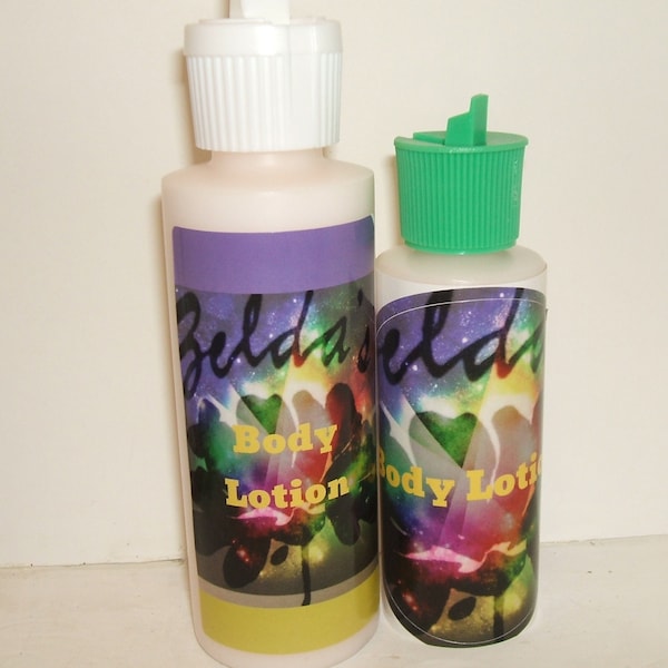 Zelda&#39;s Custom-Scented Body Lotions | 2oz & 4oz | Infused with Artisan Perfume Oil Formulas- Egyptian Musk and more !