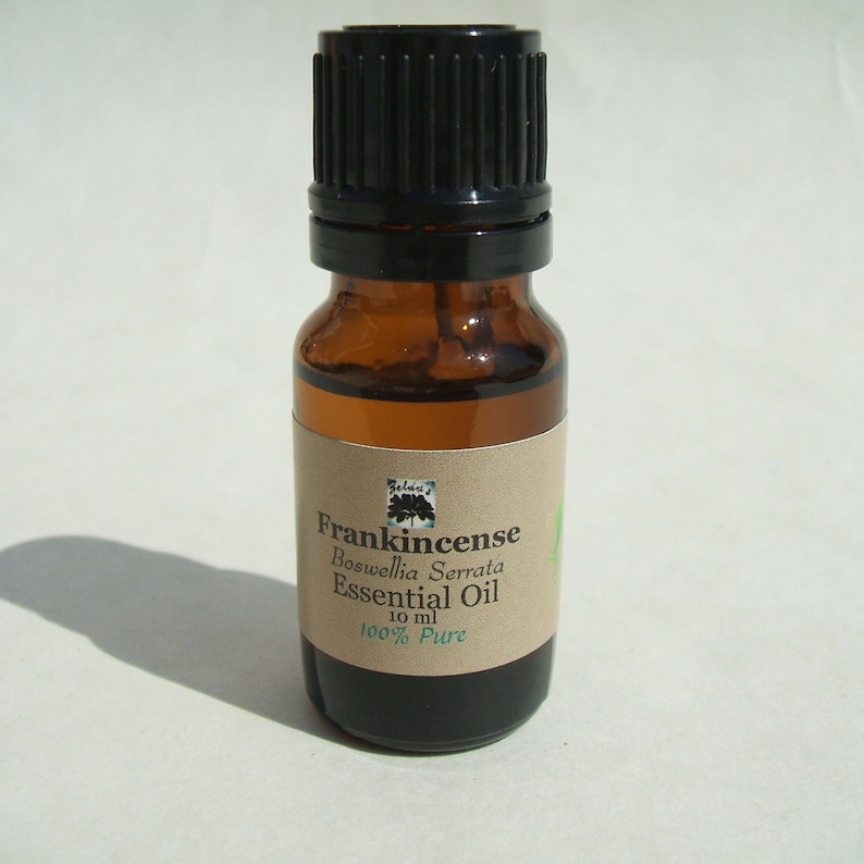 Zelda's Frankincense Essential Oil in Euro amber dropper bottle