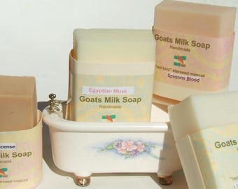 Zelda's Egyptian Musk Goats Milk Soap 5oz bars and More Scents
