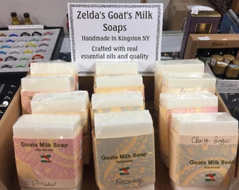 Zelda's Pure Goat Milk Soap Handmade With Essential Oils Wholesale 5oz Bar