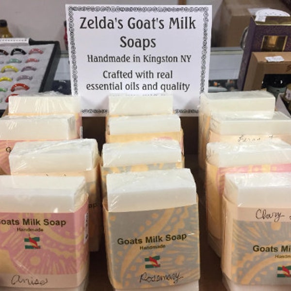 Zelda's Pure Goat Milk Soap Handmade With Essential Oils Wholesale 5oz Bar