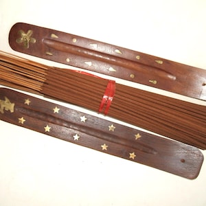 Zelda&#39;s Hand Soaked Incense 100 Sticks Variety Burner Set