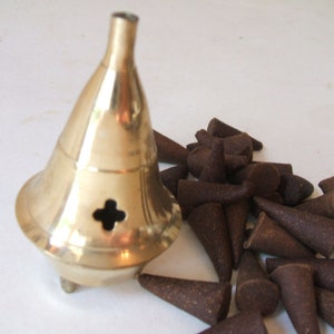 Zelda's Wholesale Incense Cones Gift Sets Choice of Brass or Coffin Burners Egyptian Musk etc.