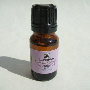 Zelda's Lavender Essential Oils in Euro amber dropper bottle