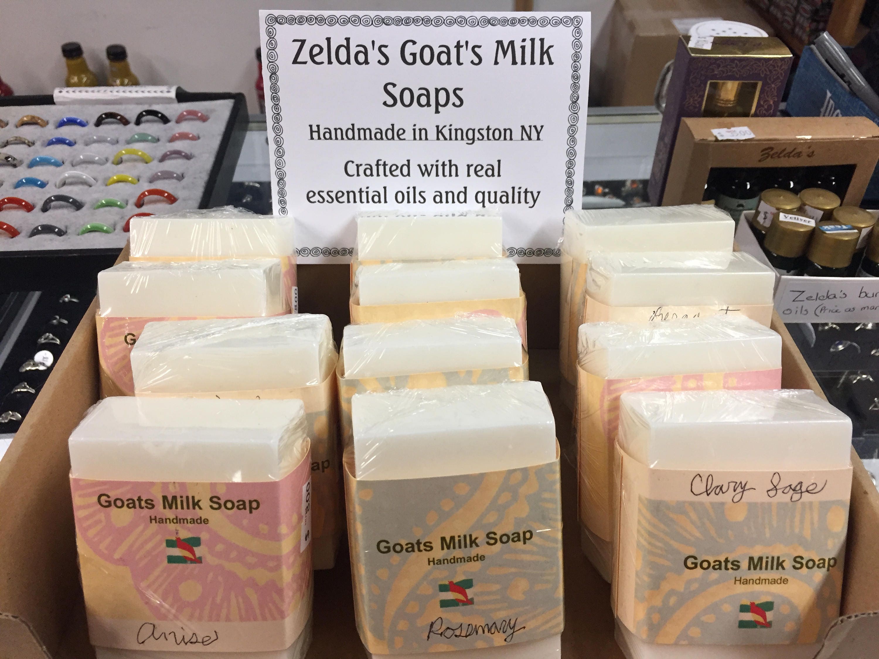 Zelda's PURE Goat Milk Soap Handmade 5 oz. Egyptian Musk, Tea Tre…