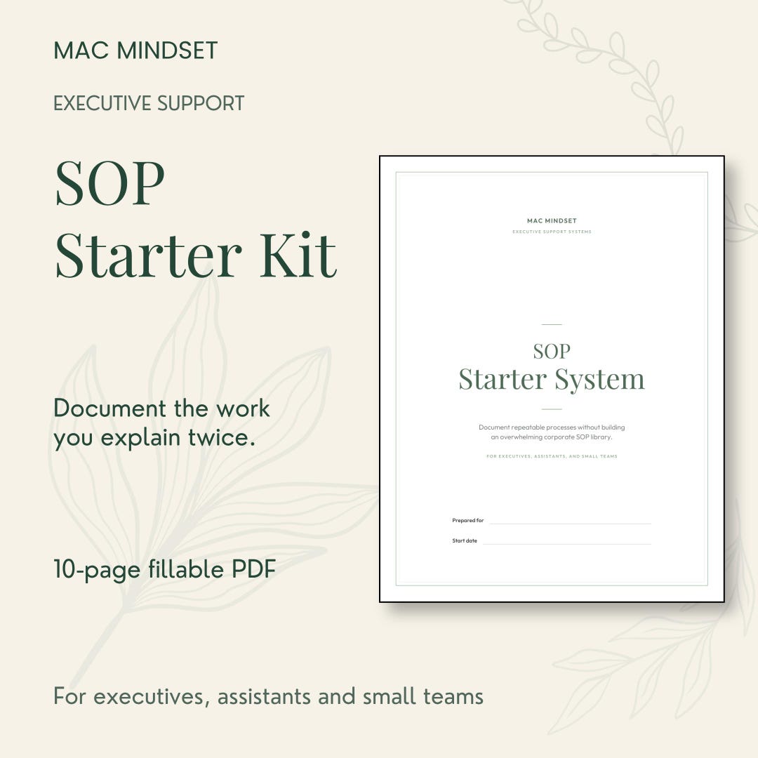 SOP Template Kit for Small Business, Process Documentation Workbook ...