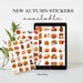 Cozy Autumn Printable Stickers image 1