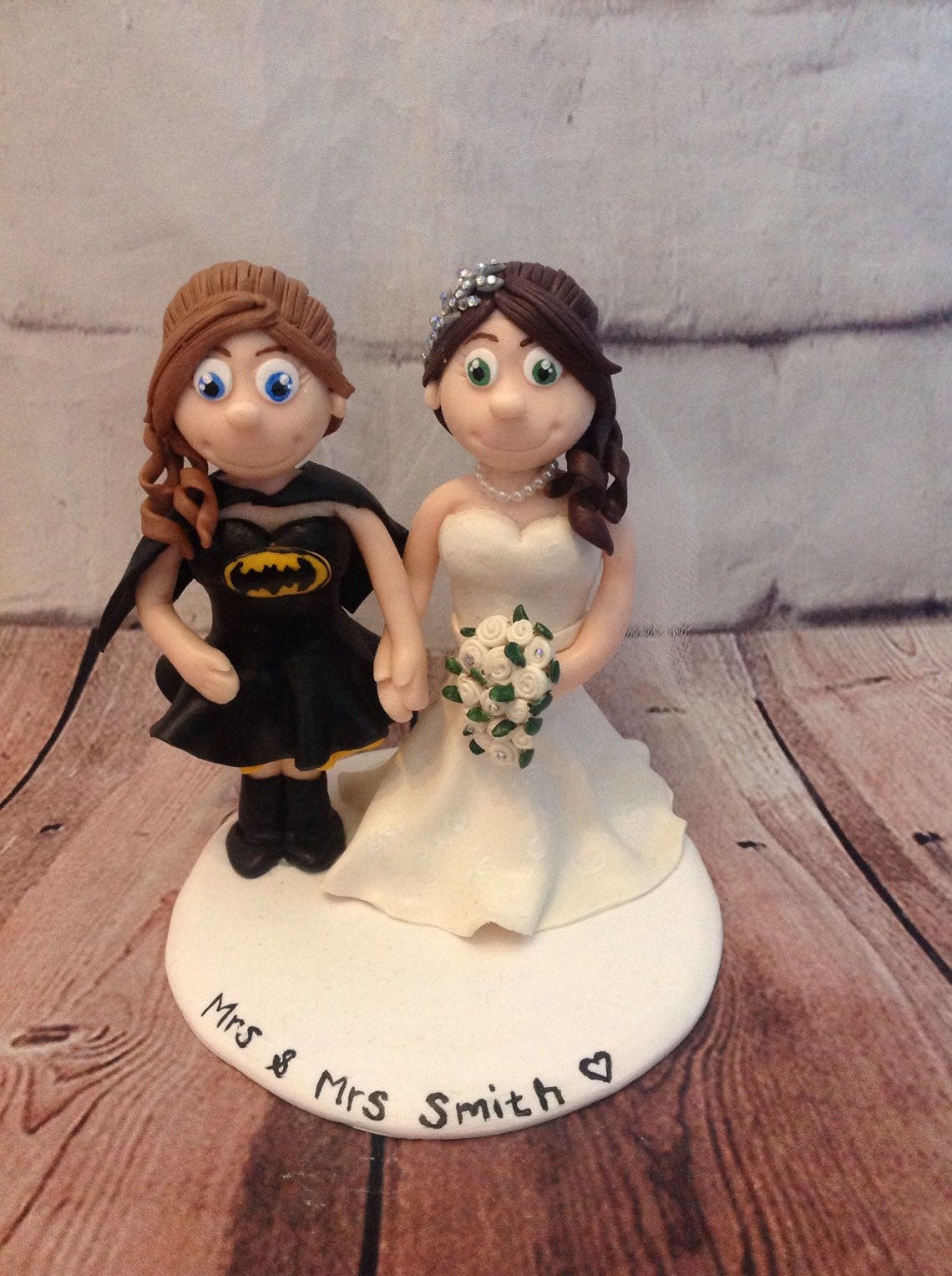 Wedding Cake Topper With Two Brides - Etsy