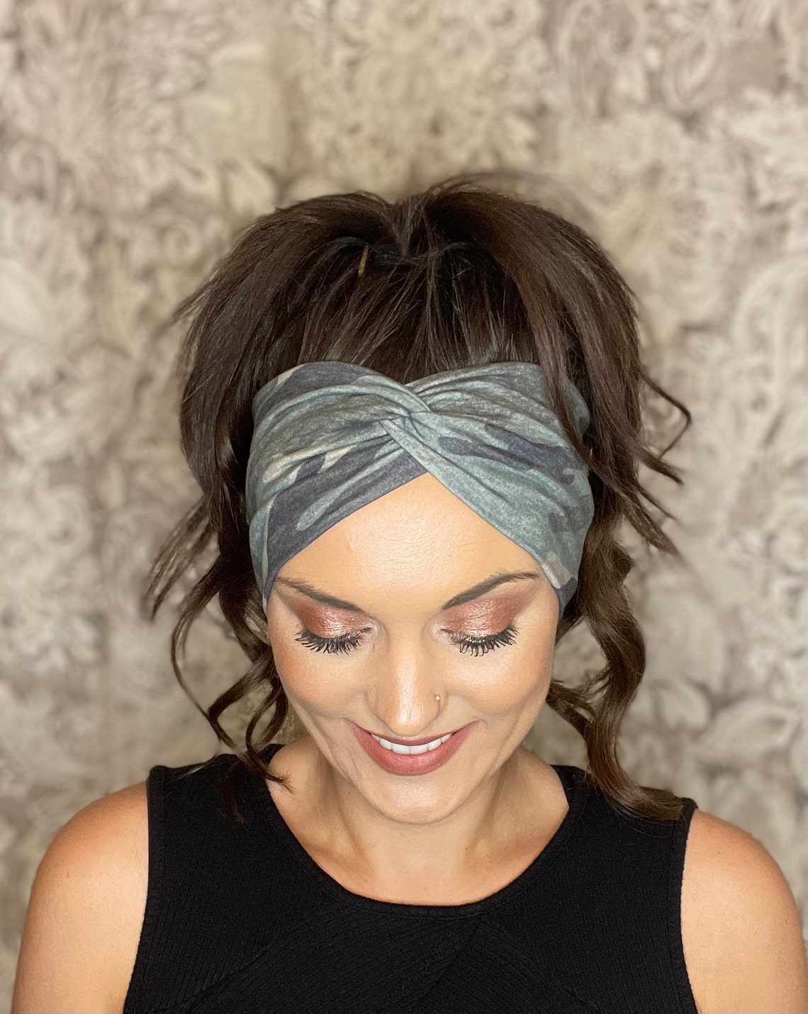 Headband With Buttonsheadband for Masksnurse Headbandear Etsy