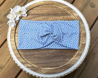 Women’s floral headband, flower headband,black floral headband,boho headband,adult headband,topknot headband,wide twist headband,white