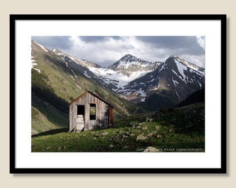 A Miner's Cabin at Timberline