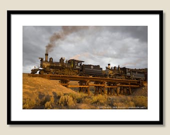 D&RGW Engine 168 and 315 on Hangmans Trestle