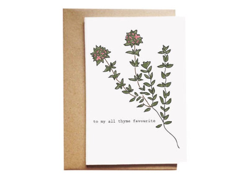 To my all THYME favourite Card