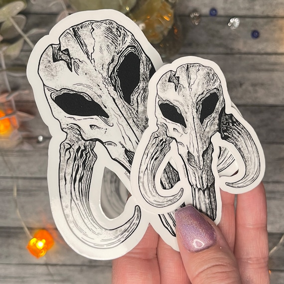 Mythosaur Skull Sticker | Mythosaur Sticker | Mandalore Ancient Beast Sticker | Living Waters Skull Sticker