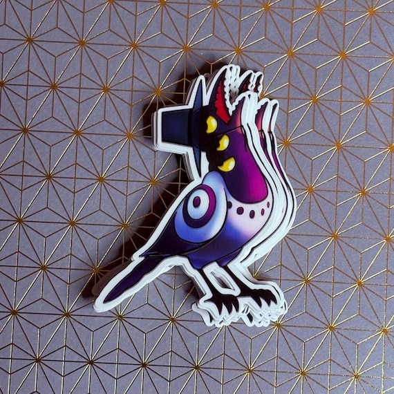Sussie the Bird Sticker | KPop Demon Hunters | Sussie Sticker | Sussie the Magpie "Ugh" Sticker | K-Pop | 3 Eyed Magpie | Ugh Vibe Sussie