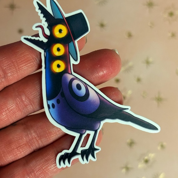 Sussie the Bird Sticker | KPop Demon Hunters | Sussie Sticker | Sussie the Magpie "Caw" Sticker | K-Pop | 3 Eyed Magpie |