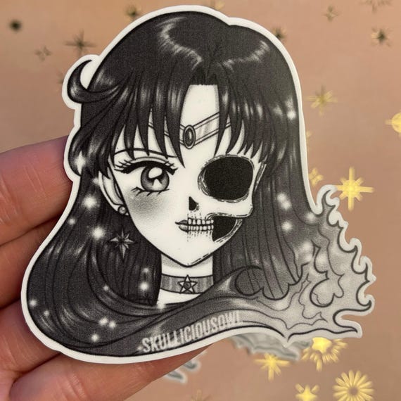Sailor Mars Sticker | Sailor Moon Vinyl Sticker | Manga Sticker | Sailor Mars Manga Sticker | Anime Sticker | 90's Anime | Rei Hino
