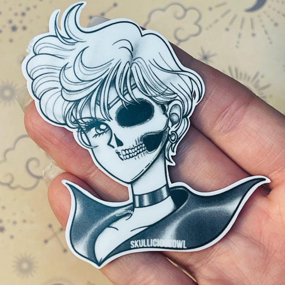 Sailor Uranus Sticker | Manga Sticker | Sailor Moon Manga Style Vinyl Sticker | Outer Senshi | 90's Anime | Haruka Tenou | Sailor Uranus
