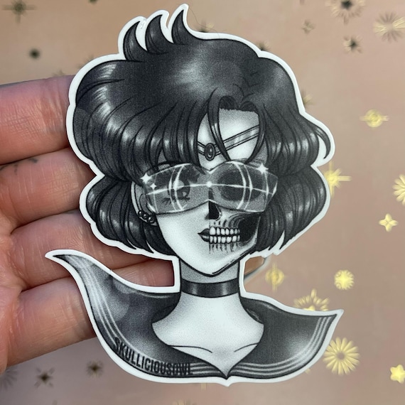 Sailor Mercury Sticker | Sailor Moon Vinyl Sticker | Manga Sticker | Sailor Mercury Manga Sticker | Anime Sticker | 90's Anime | Ami Mizuno