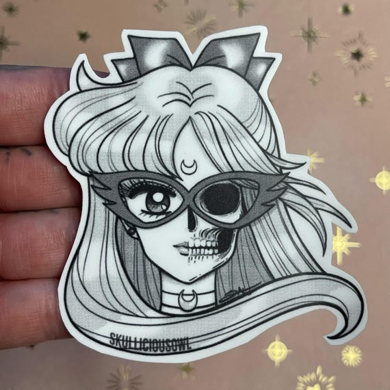 Sailor V Sticker | Sailor Venus Vinyl Sticker | Manga Sticker | Sailor Moon Manga Sticker | Anime Sticker | 90's Anime | Minako Aino