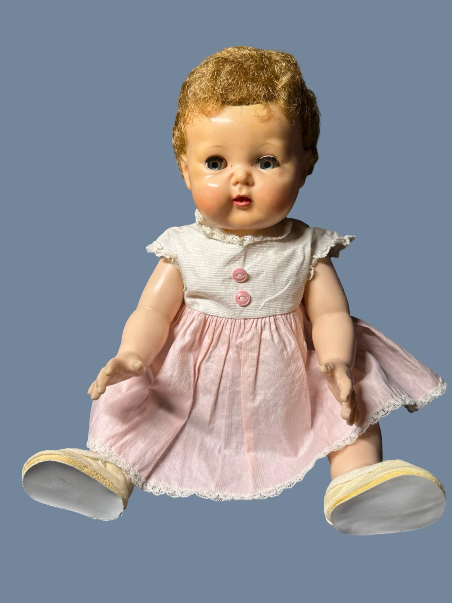 Vintage Rubber Face Doll - Etsy