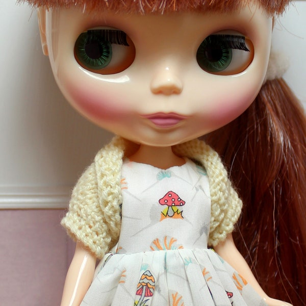 BLYTHE doll knit shrug sweater - specify color of wool
