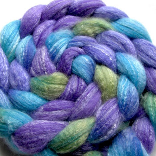 Merino Bamboo Combed Top Spinning Fiber 4 Ounces