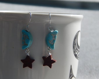 Moon & the Stars Earrings