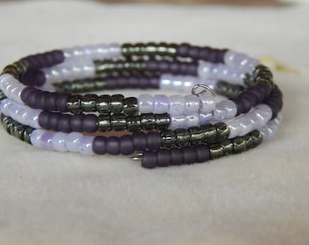 Purple Spiral Bracelet