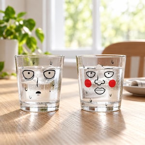 Mob Psycho 100 Dimple Glass Tumbler | Anime Drinkware | Fan Gift
