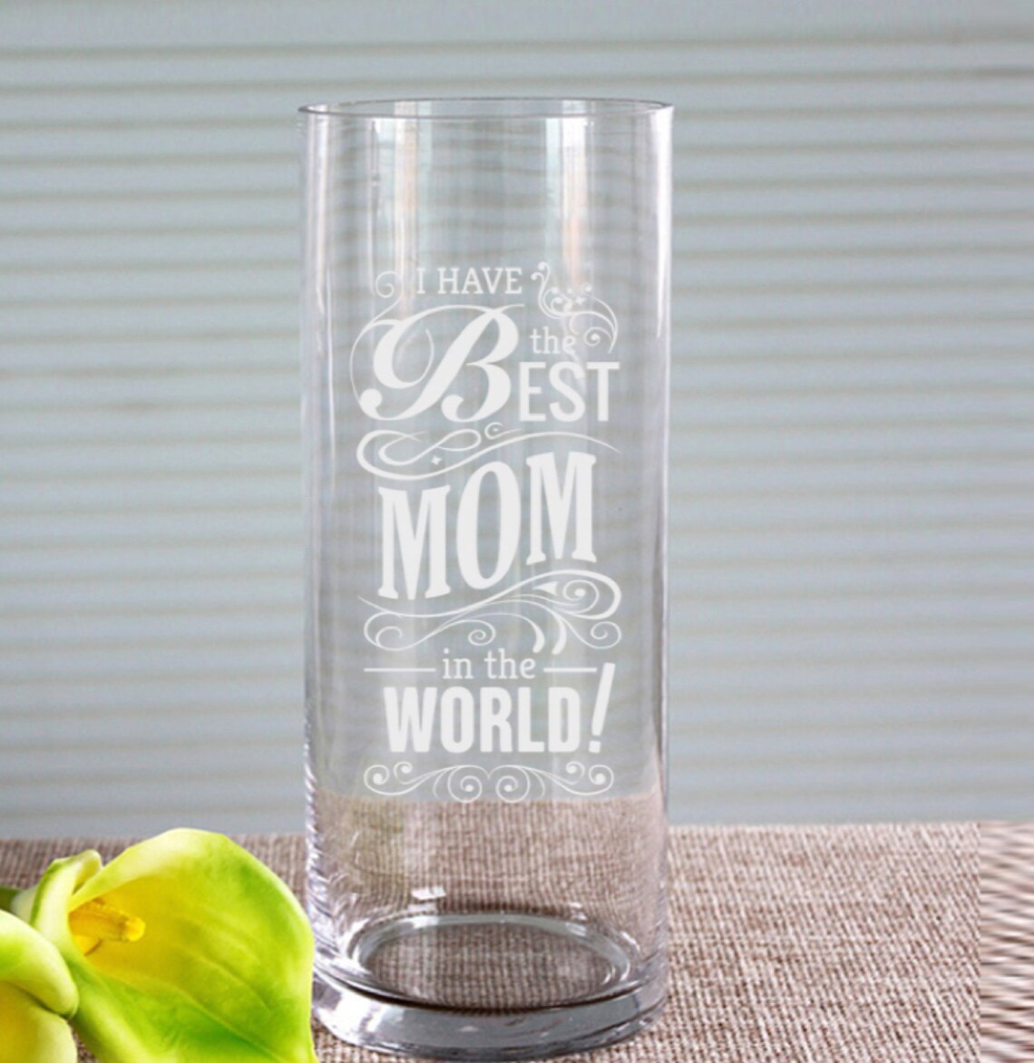 Personalized Vases for Mothers Day 3 x 9 Etsy