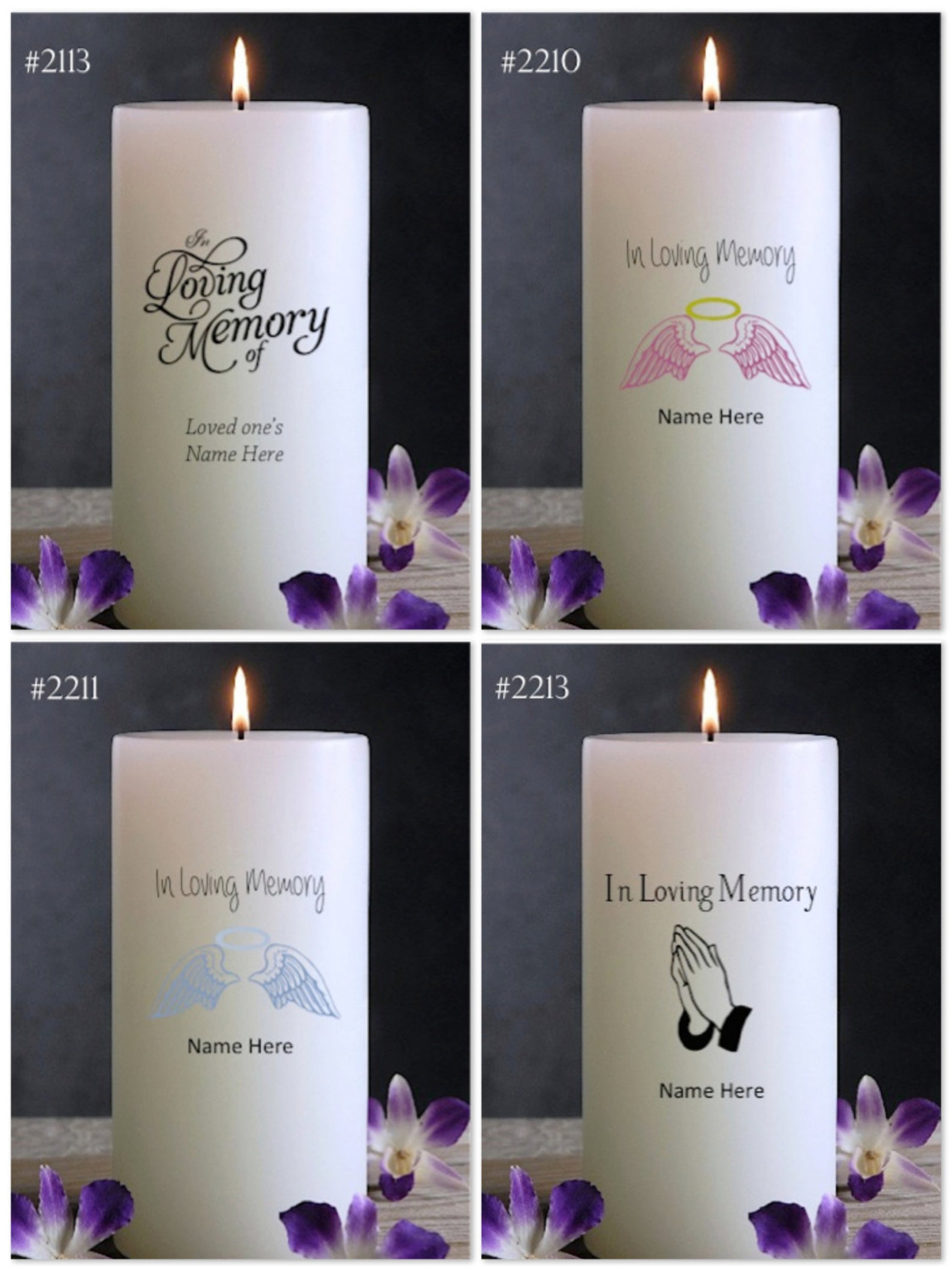 Sympathy Gifts Personalized Candles to Pay Tribute to a Etsy
