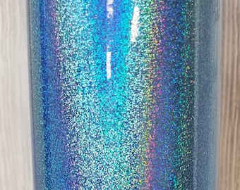 sky blue Holographic Glitter Adhesive Vinyl, 651 equivalent, oracal, vinyl, sticky vinyl, glitter adhesive vinyl, vinyl for crafts