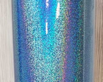 sky blue Holographic Glitter Adhesive Vinyl, 651 equivalent, oracal, vinyl, sticky vinyl, glitter adhesive vinyl, vinyl for crafts