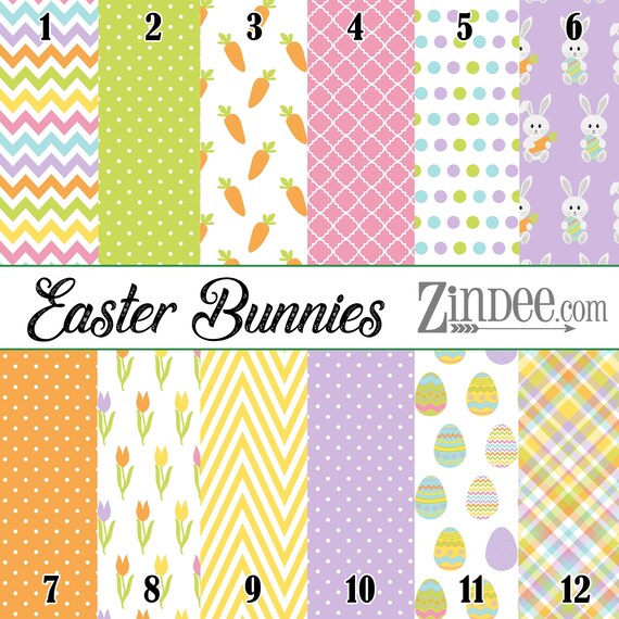 Easter bunnies printed vinyl, adhesive vinyl, heat transfer vinyl, pattern heat transfer vinyl, printed HTV or ADHESIVE vinyl