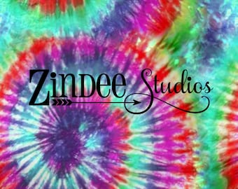 Tye dye #22, adhesive vinyl, heat transfer vinyl, pattern heat transfer, printed HTV or ADHESIVE  lily