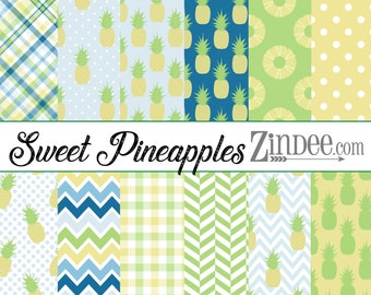 Sweet pineapples printed vinyl, adhesive vinyl, heat transfer vinyl, pattern heat transfer, printed HTV or ADHESIVE or GLITTER lily