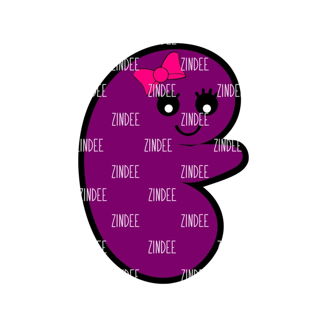 Kidney Acrylic Blank- Sticker- UV DTF (2 Inch) NO Hole - Etsy
