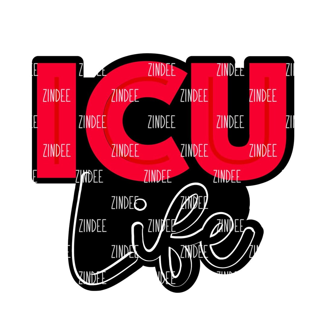 ICU Life Acrylic BLANK and Matching UVDTF Sticker (2 Inch) No Hole ...