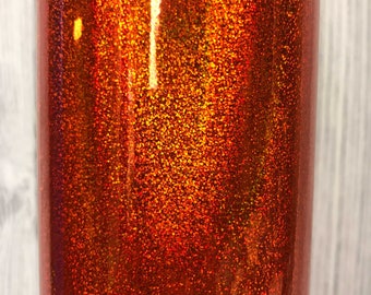 Orange Holographic Glitter Adhesive Vinyl, 651 equivalent, oracal, vinyl, sticky vinyl, glitter adhesive vinyl, vinyl for crafts