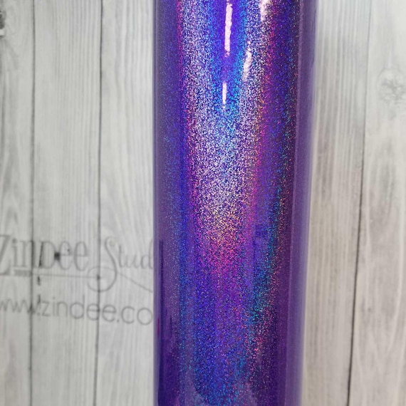 violet Holographic Glitter Adhesive Vinyl, 651 equivalent, oracal, vinyl, sticky vinyl, glitter adhesive vinyl, vinyl for crafts