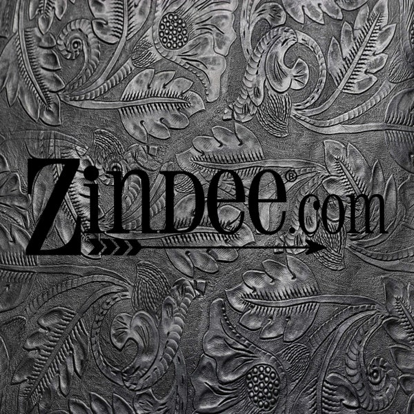 Tooled Leather Vinyl Etsy