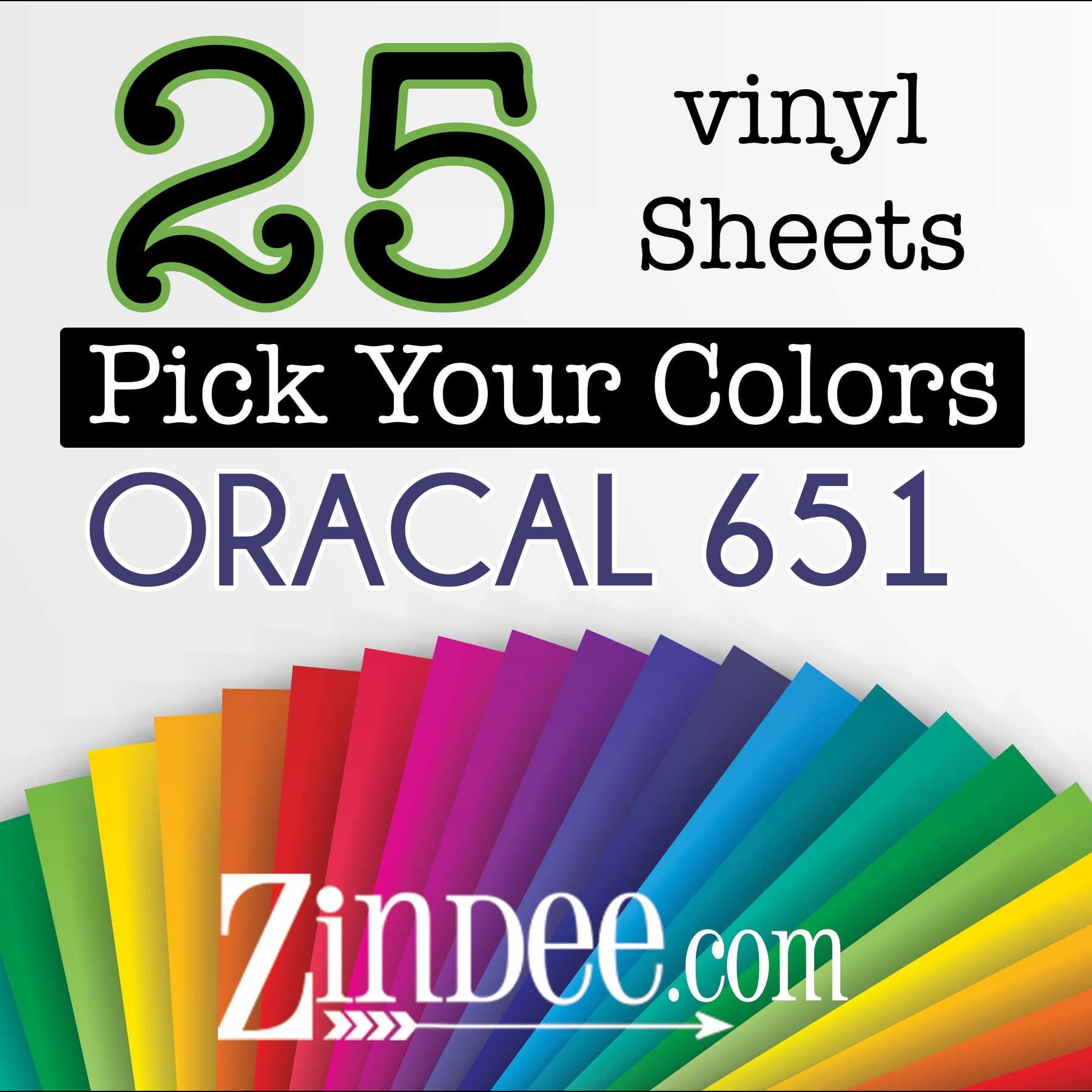Oracal 651 Intermediate Vinyl Sheets, Craft Cutting Machine Projects