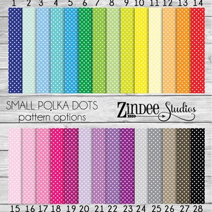 Small polka dot printed vinyl, adhesive vinyl, heat transfer vinyl, pattern heat transfer, printed HTV or ADHESIVE